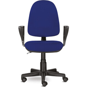 Кресло офисное Brabix Prestige Ergo MG-311 регулируемая эргономичная спинка, ткань синее С-06 (532423)