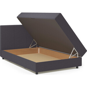 Кровать Шарм-Дизайн Классика 100 рогожка серый