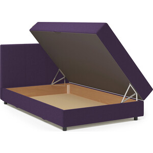 Кровать Шарм-Дизайн Классика 140 рогожка фиолетовый