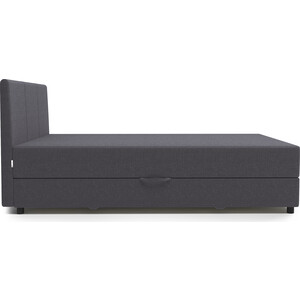 Кровать Шарм-Дизайн Классика 140 рогожка серый