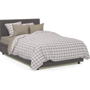 Кровать Шарм-Дизайн Классика 140 рогожка латте