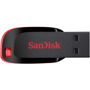 Флеш-диск Sandisk 64Gb Cruzer Blade black/red USB2.0 (SDCZ50-064G-B35)