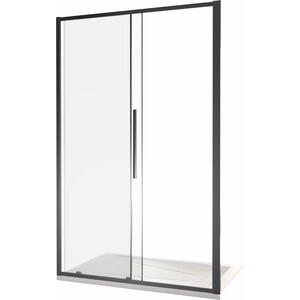 Душевая дверь Good Door Idea WTW 140х195 прозрачная, черный (WTW-140-C-B)