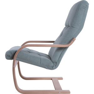 Кресло Мебелик Сайма ткань минт, каркас шимо (П0004566)