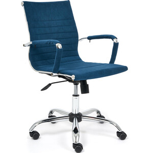 Компьютерное кресло TetChair Urban-low флок, синий 32