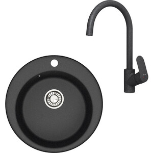 Кухонная мойка и смеситель Glanz J-030-32, F8007722 антрацит, матовая, J-030-32, F8007722 антрацит, матовая
Кухонная мойка и смеситель Glanz J-030-32, F8007722 антрацит, матовая, J-030-32, F8007722 антрацит, матовая