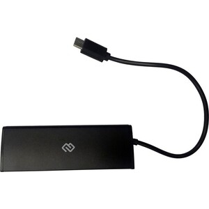 Разветвитель USB-C Digma HUB-4U2.0-UC-B 4 порт. черный
