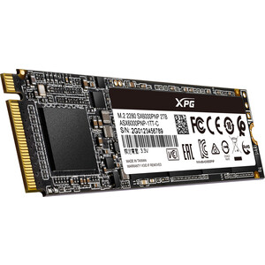 Твердотельный накопитель A-DATA 2TB SSD SX6000 Pro M.2 PCIe Gen3x4 (ASX6000PNP-2TT-C)