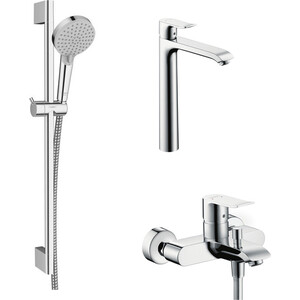 Комплект смесителей Hansgrohe Metris с душевым гарнитуром, хром (31480000, 31184000, 26275000), Metris с душевым гарнитуром, хром (31480000, 31184000, 26275000)
Комплект смесителей Hansgrohe Metris с душевым гарнитуром, хром (31480000, 31184000, 26275000), Metris с душевым гарнитуром, хром (31480000, 31184000, 26275000)