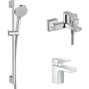 Комплект смесителей Hansgrohe Vernis Shape с душевым гарнитуром, хром (71450000, 71560000, 26275000), Vernis Shape с душевым гарнитуром, хром (71450000, 71560000, 26275000)
Комплект смесителей Hansgrohe Vernis Shape с душевым гарнитуром, хром (71450000, 71560000, 26275000), Vernis Shape с душевым гарнитуром, хром (71450000, 71560000, 26275000)