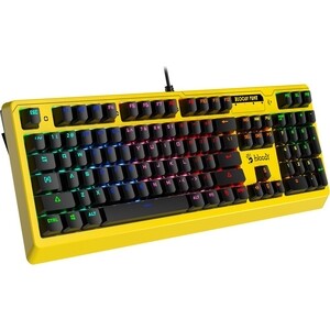 Клавиатура A4Tech Bloody B810RC Punk механическая желтый/черный USB for gamer LED (B810RC ( PUNK YELLOW ))