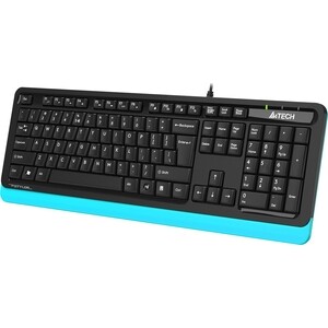 Клавиатура A4Tech Fstyler FKS10 черный/синий USB (FKS10 BLUE)