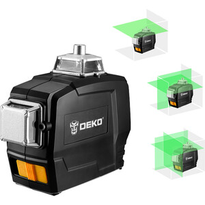 Лазерный уровень Deko DKLL12PG1 360/3 SET2