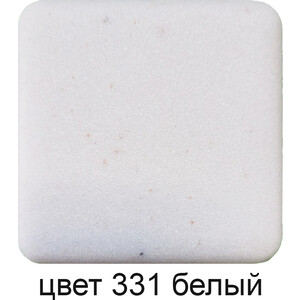 Кухонная мойка GreenStone GRS-65-331 белая, с сифоном