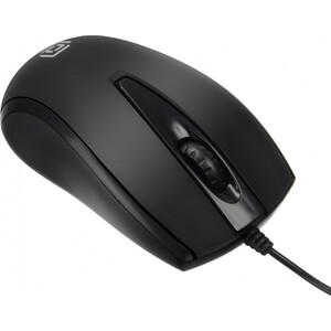 Мышь Oklick 325M черный оптическая (1000dpi) USB для ноутбука (3but) (1091340)