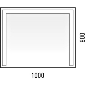 Зеркало Corozo Алано 100 сенсор (SD-00001023)