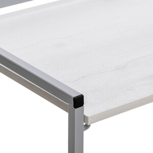 Стол раскладной Leset Энзо 1000 каркас Серый бетон пайн светлый