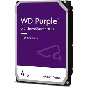 Жесткий диск Western Digital (WD) Original SATA-III 4Tb WD42PURZ Video Streaming Purple (5400rpm) 256Mb 3.5" (WD42PURZ)
