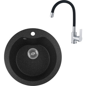 Кухонная мойка и смеситель GreenStone GRS-08S-308 Haiba HB70112-7 черная, GRS-08S-308 Haiba HB70112-7 черная
Кухонная мойка и смеситель GreenStone GRS-08S-308 Haiba HB70112-7 черная, GRS-08S-308 Haiba HB70112-7 черная