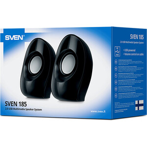 Колонки Sven АС 185, черный (6 Вт, питание USB) (SV-020255)