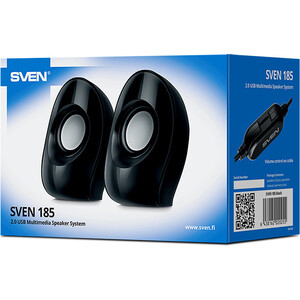 Колонки Sven АС 185, черный (6 Вт, питание USB) (SV-020255)
