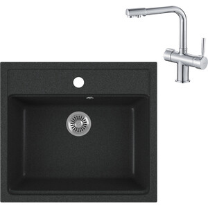 Кухонная мойка и смеситель GreenStone GRS-06-343 Haiba HB70088 с сифоном, антрацит, GRS-06-343 Haiba HB70088 с сифоном, антрацит
Кухонная мойка и смеситель GreenStone GRS-06-343 Haiba HB70088 с сифоном, антрацит, GRS-06-343 Haiba HB70088 с сифоном, антрацит