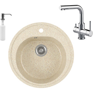 Кухонная мойка и смеситель GreenStone GRS-08-328 Lemark Comfort LM3061C с сифоном и дозатором, бежевая, GRS-08-328 Lemark Comfort LM3061C с сифоном и дозатором, бежевая
Кухонная мойка и смеситель GreenStone GRS-08-328 Lemark Comfort LM3061C с сифоном и дозатором, бежевая, GRS-08-328 Lemark Comfort LM3061C с сифоном и дозатором, бежевая