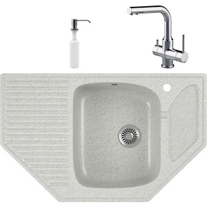 Кухонная мойка и смеситель GreenStone GRS-10-310 Lemark Comfort LM3061C с сифоном и дозатором, серая, GRS-10-310 Lemark Comfort LM3061C с сифоном и дозатором, серая
Кухонная мойка и смеситель GreenStone GRS-10-310 Lemark Comfort LM3061C с сифоном и дозатором, серая, GRS-10-310 Lemark Comfort LM3061C с сифоном и дозатором, серая
