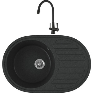 Кухонная мойка и смеситель GreenStone GRS-18L-343 Lemark Comfort LM3075BL с сифоном, антрацит, GRS-18L-343 Lemark Comfort LM3075BL с сифоном, антрацит
Кухонная мойка и смеситель GreenStone GRS-18L-343 Lemark Comfort LM3075BL с сифоном, антрацит, GRS-18L-343 Lemark Comfort LM3075BL с сифоном, антрацит