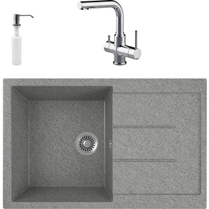 Кухонная мойка и смеситель GreenStone GRS-25-309 Lemark Comfort LM3061C с сифоном и дозатором, темно-серая, GRS-25-309 Lemark Comfort LM3061C с сифоном и дозатором, темно-серая
Кухонная мойка и смеситель GreenStone GRS-25-309 Lemark Comfort LM3061C с сифоном и дозатором, темно-серая, GRS-25-309 Lemark Comfort LM3061C с сифоном и дозатором, темно-серая