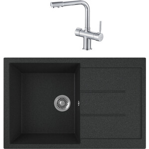 Кухонная мойка и смеситель GreenStone GRS-25-343 Haiba HB70088 с сифоном, антрацит, GRS-25-343 Haiba HB70088 с сифоном, антрацит
Кухонная мойка и смеситель GreenStone GRS-25-343 Haiba HB70088 с сифоном, антрацит, GRS-25-343 Haiba HB70088 с сифоном, антрацит