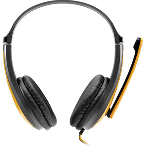 Гарнитура Canyon CNS-CHSC1BY гарнитура, цвет - черный/желтый, внешний микрофон, штекер 1*3.5 мм комбинированный (CNS-CHSC1BY)