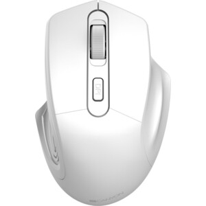 Мышь Canyon 2.4GHz Wireless Optical Mouse with 4 buttons, DPI 800/1200/1600, Pearl white, 115*77*38mm, 0.064kg (CNE-CMSW15PW)