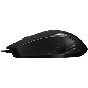 Мышь Canyon CM-02 wired optical Mouse with 3 buttons, DPI 1000, Black, cable length 1.25m, 120*70*35mm, 0.07kg (CNE-CMS02B)