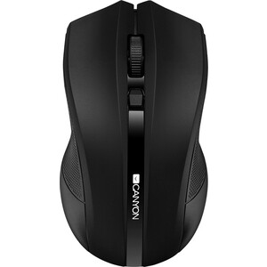 Мышь Canyon MW-5 2.4GHz wireless Optical Mouse with 4 buttons, DPI 800/1200/1600, Black, 122*69*40mm, 0.067kg (CNE-CMSW05B)