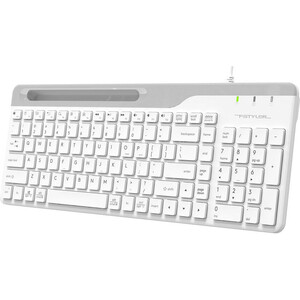Клавиатура A4Tech Fstyler FK25 белый/серый USB slim (FK25 WHITE)