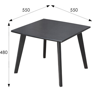 Стол журнальный Мебелик Ретро квадратный венге (П0005695)