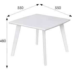 Стол журнальный Мебелик Ретро квадратный лак (П0005693)
