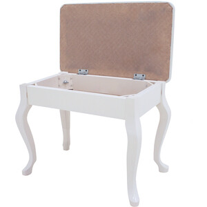 Банкетка Мебелик Азалия с ящиком белый, экокожа белый (П0005718)