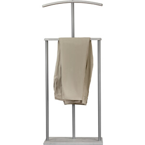 Вешалка костюмная Мебелик Дэви 5 металлик, дуб дымчатый (П0005578)