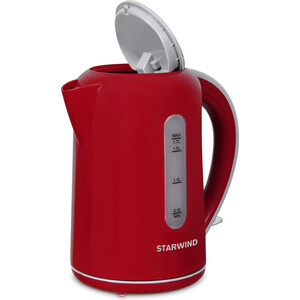 Чайник электрический StarWind SKG1021 красный/серый