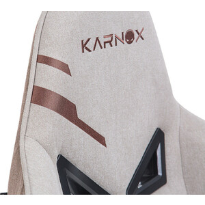 Премиум игровое кресло KARNOX HERO Genie Edition коричневый тканевое (KX800113-GE)