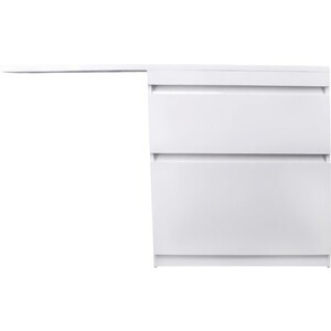 Мебель для ванной Style line Даллас Люкс 88 (150R) напольная, под стиральную машину, белая