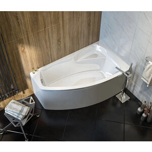 Акриловая ванна BAS Камея Pro 160х95 правая, с каркасом, фронтальная панель (В А0120, Э 00120)