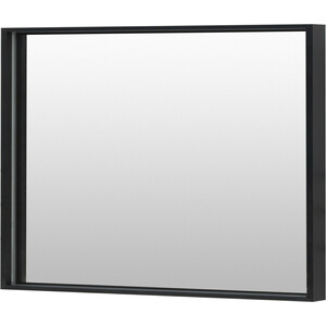 Зеркало De Aqua Алюминиум LED 100х75 с подсветкой, черный (261704)