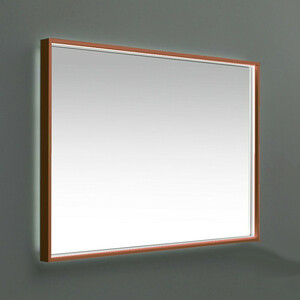 Зеркало De Aqua Алюминиум LED 100х75 с подсветкой, медь (261711)