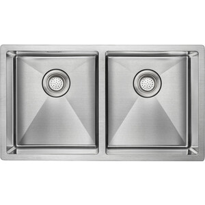 Кухонная мойка Paulmark Dopplet 78х44 брашированная сталь (PM507844-BS)