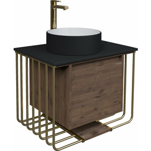 Мебель для ванной Grossman Винтаж 70х50 GR-4040BW, веллингтон/золото