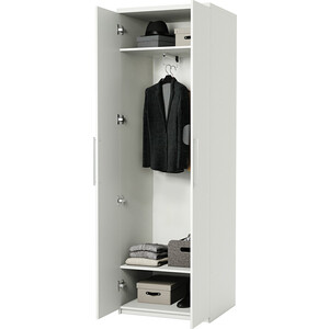 Шкаф для одежды Шарм-Дизайн Комфорт МШ-21 70х45 с зеркалами, белый