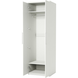 Шкаф для одежды Шарм-Дизайн Комфорт МШ-21 80х60 с зеркалами, белый